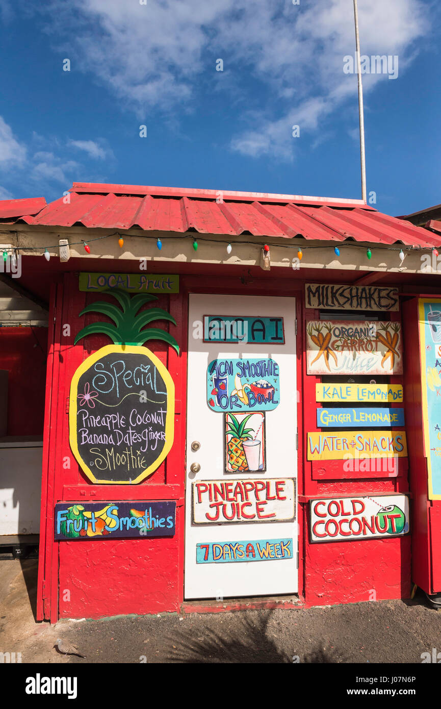 Fruit stand hanalei kauai hawaii hires stock photography and images