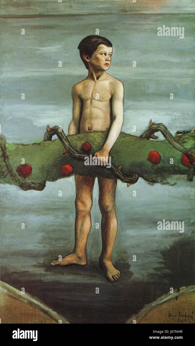 Hugo Simberg - Köynnöksenkantaja (1904 Stock Photo - Alamy