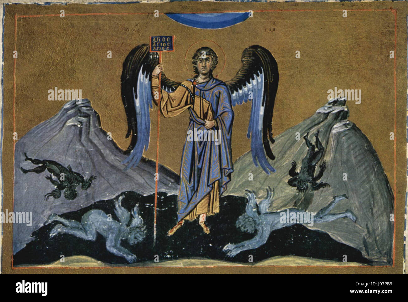 The 'Meister der Mönologe des Basilius II' is a medieval manuscript ...