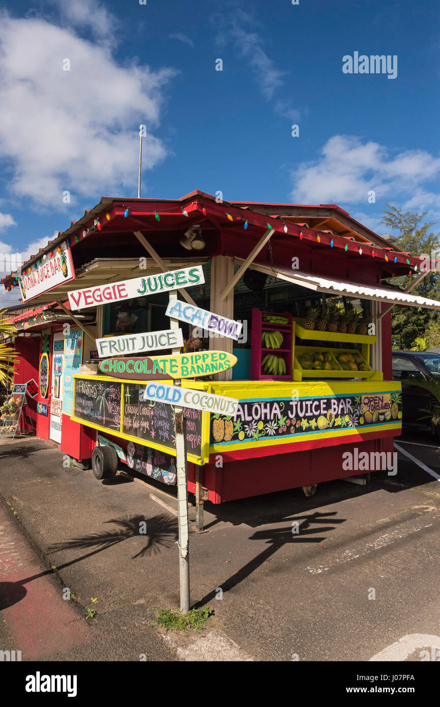Fruit stand hanalei kauai hawaii hires stock photography and images