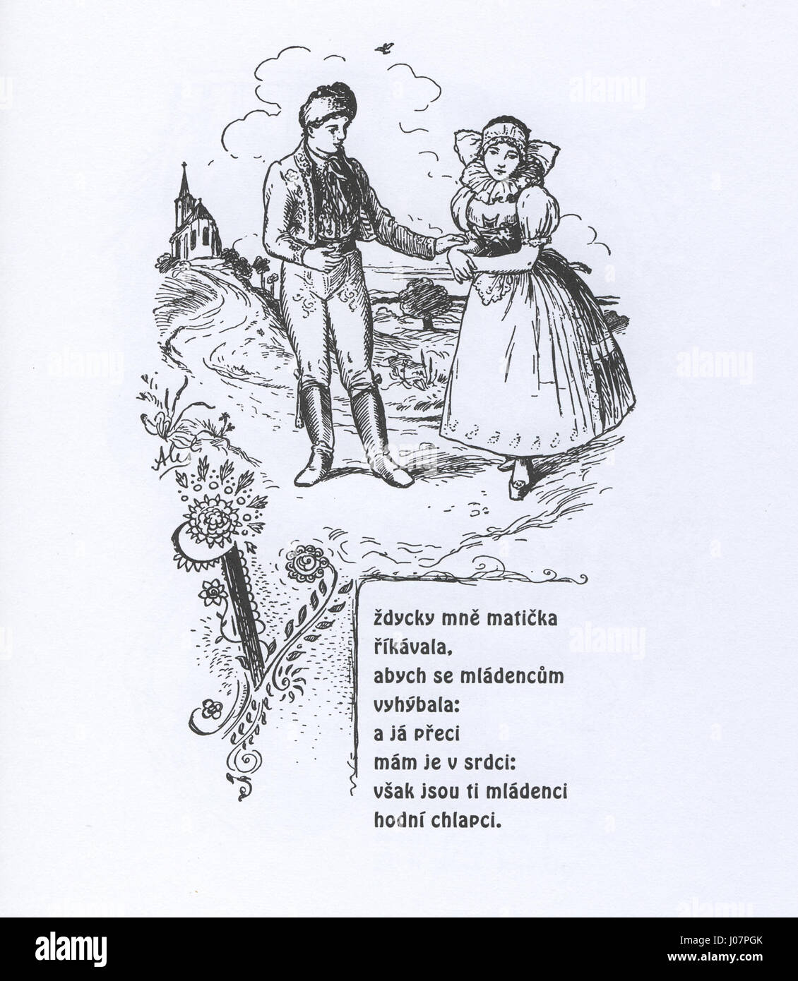 Mikoláš Aleš, Špalíček 057 Stock Photo Alamy