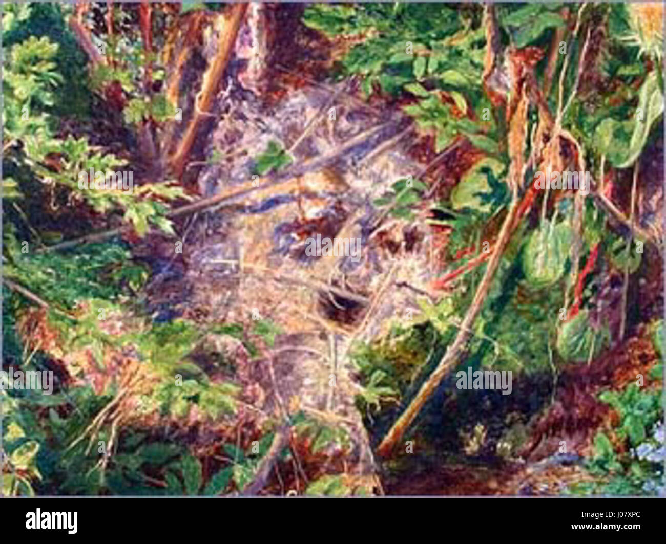 John Everett Millais, Ophelia (1851E280931852, skull detail) Stock Photo