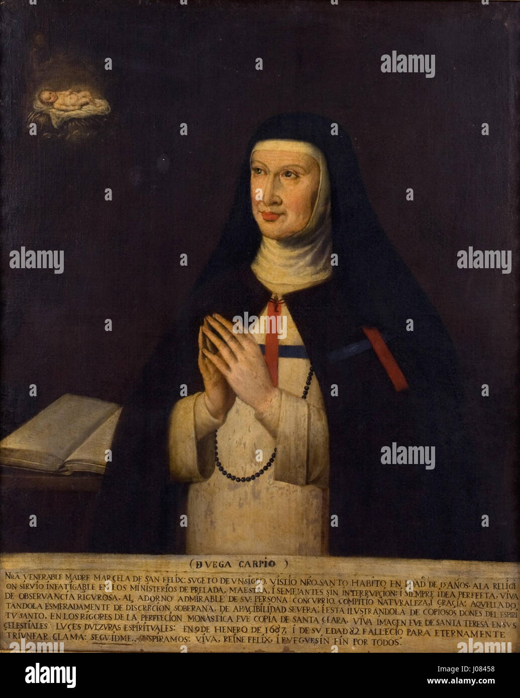 Sor Marcela de San Félix (Casa-museo de Lope de Vega Stock Photo - Alamy