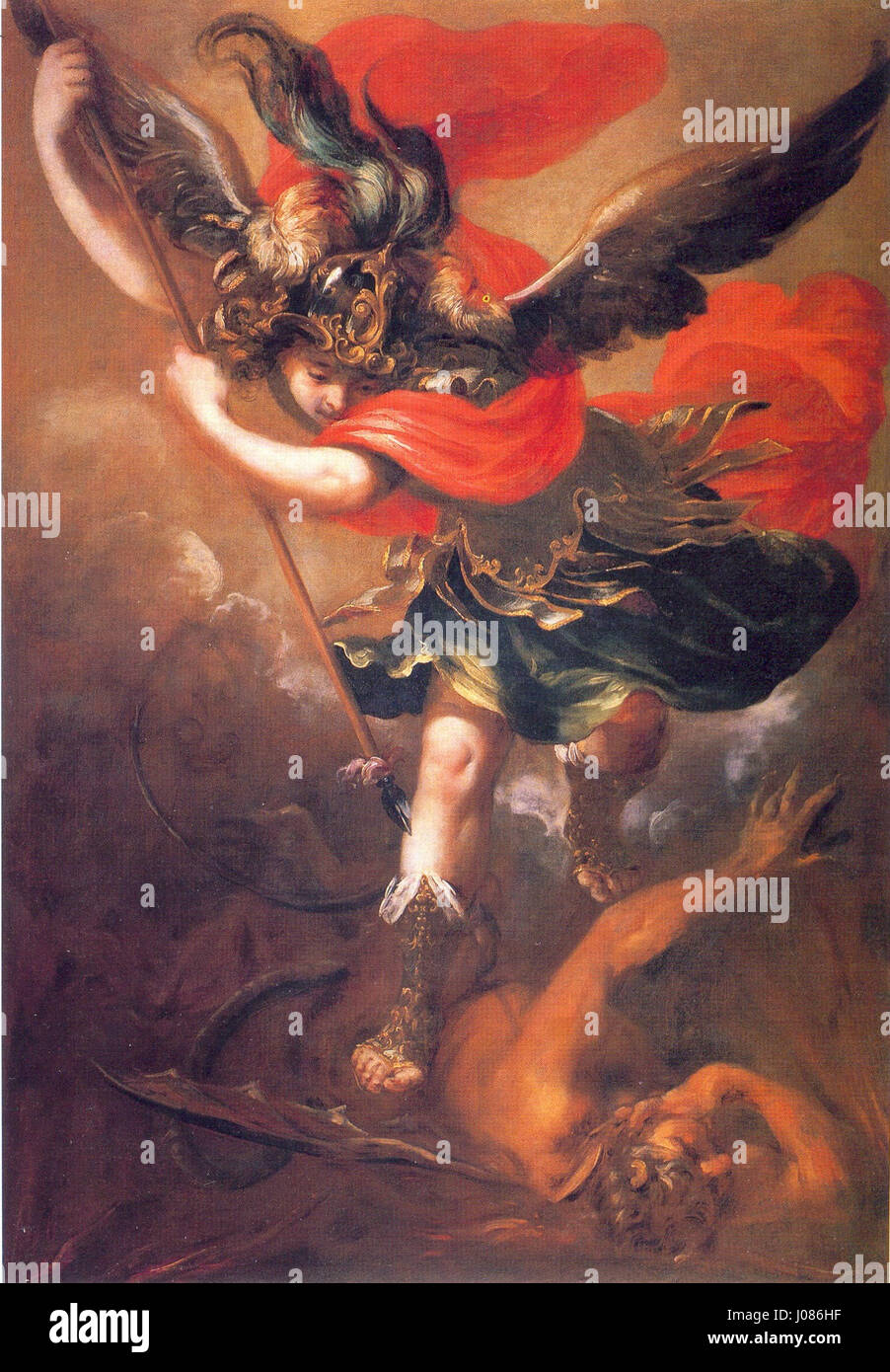 'San Miguel Arcángel' by Juan de Valdés Leal, located in the Church of ...