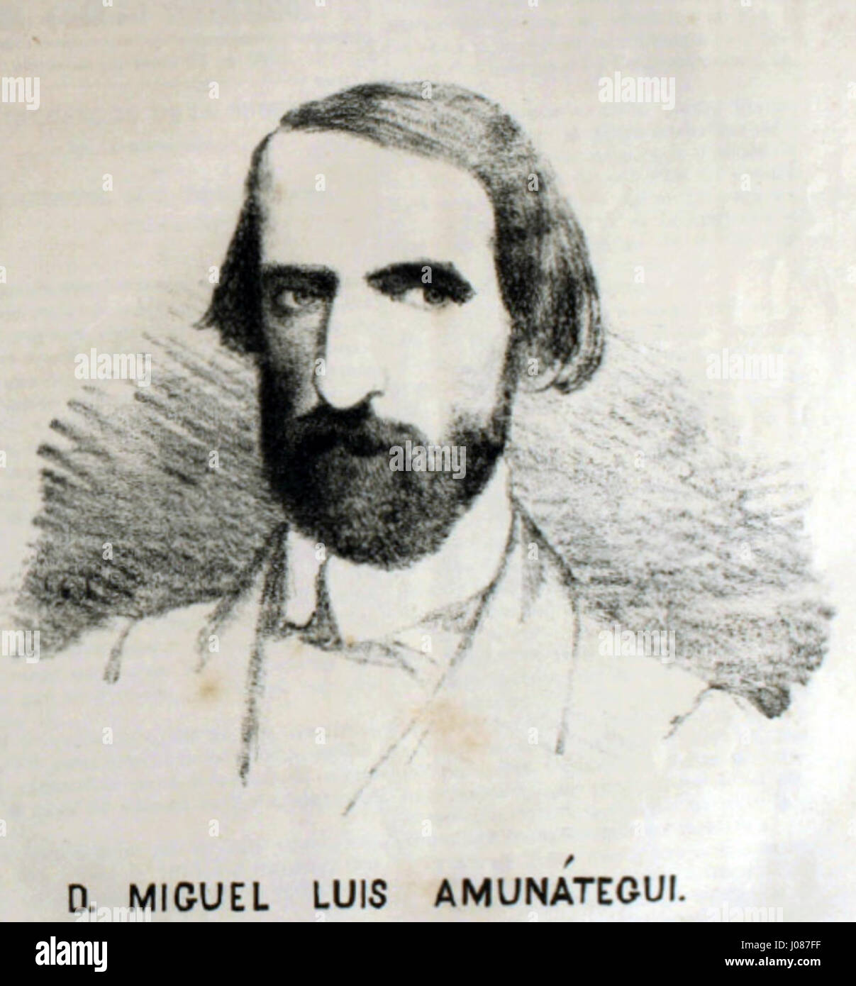 Miguel Luis Amunátegui 18281888 Stock Photo Alamy