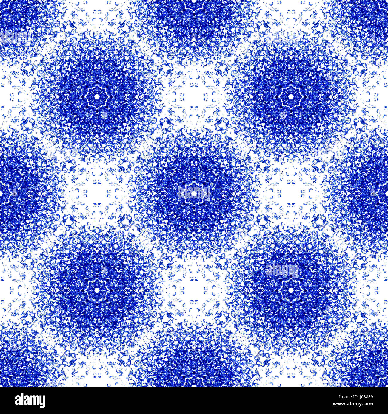 Hand drawn watercolor seamless pattern. Watercolor indigo pattern for ...