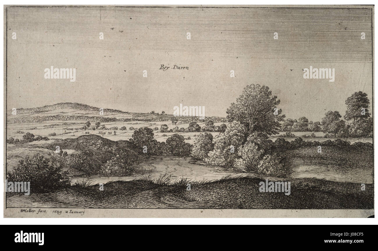 Wenceslas Hollar Düren (State 1) 3 Stock Photo Alamy