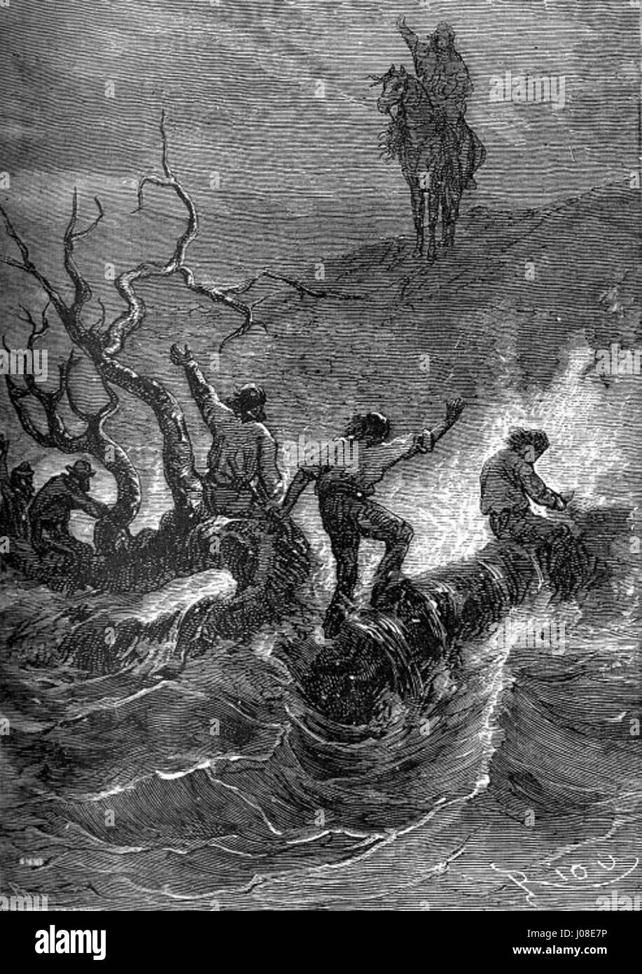 This illustration by Édouard Riou from 'The Children of Captain Grant ...