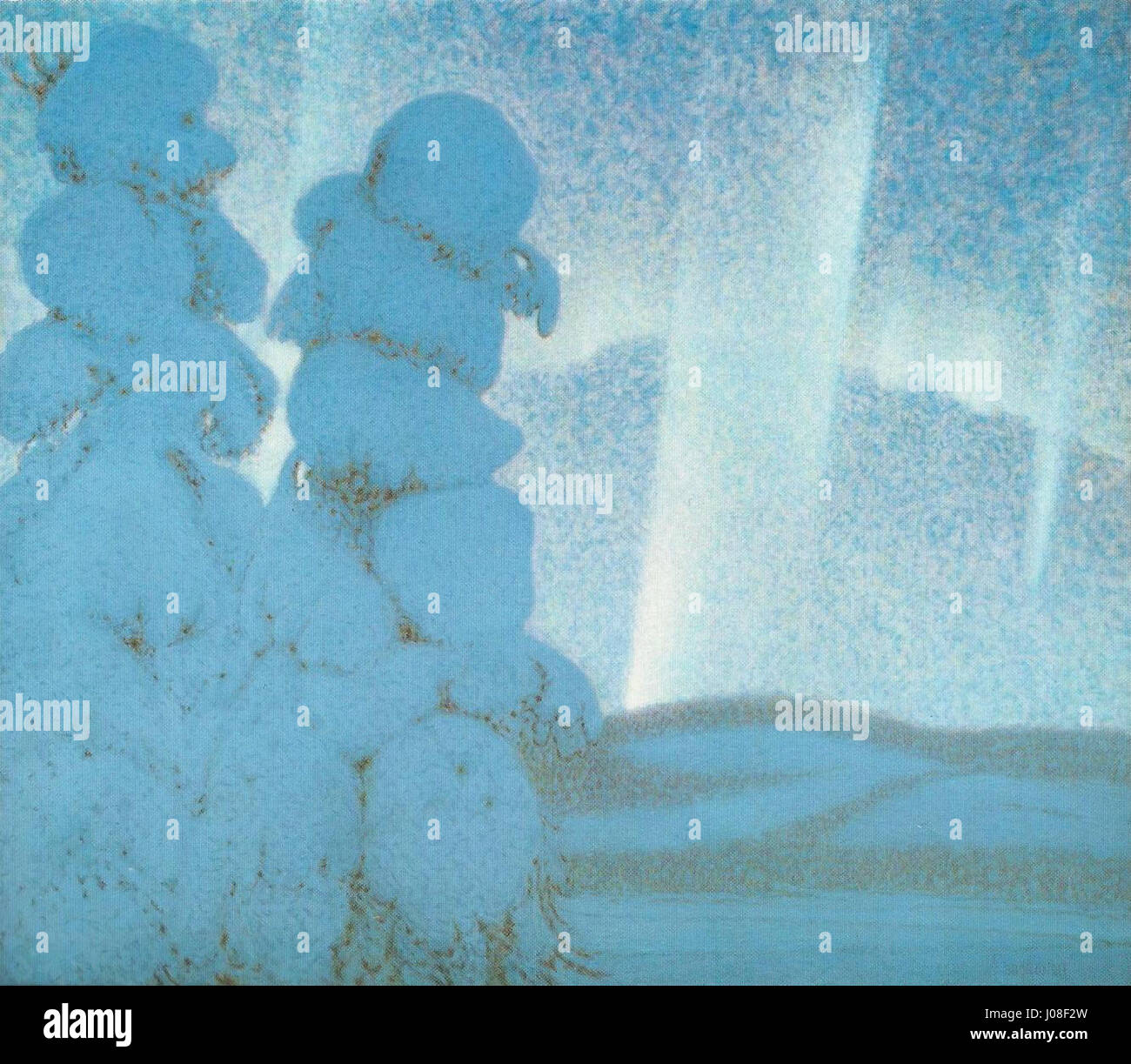 Bror Lindh, Northern Light , 1900 Stock Photo - Alamy