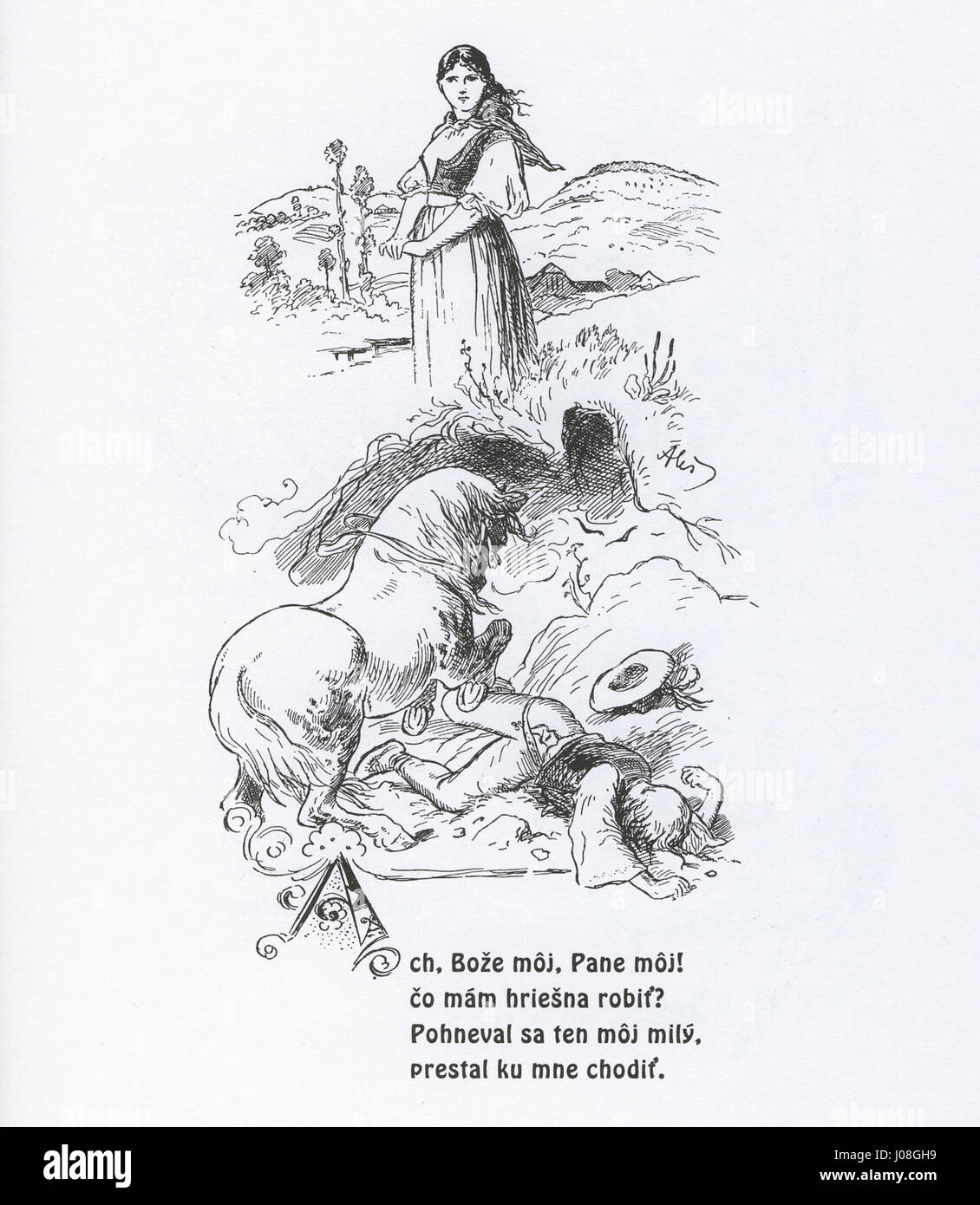 Mikoláš Aleš, Špalíček 075 Stock Photo Alamy