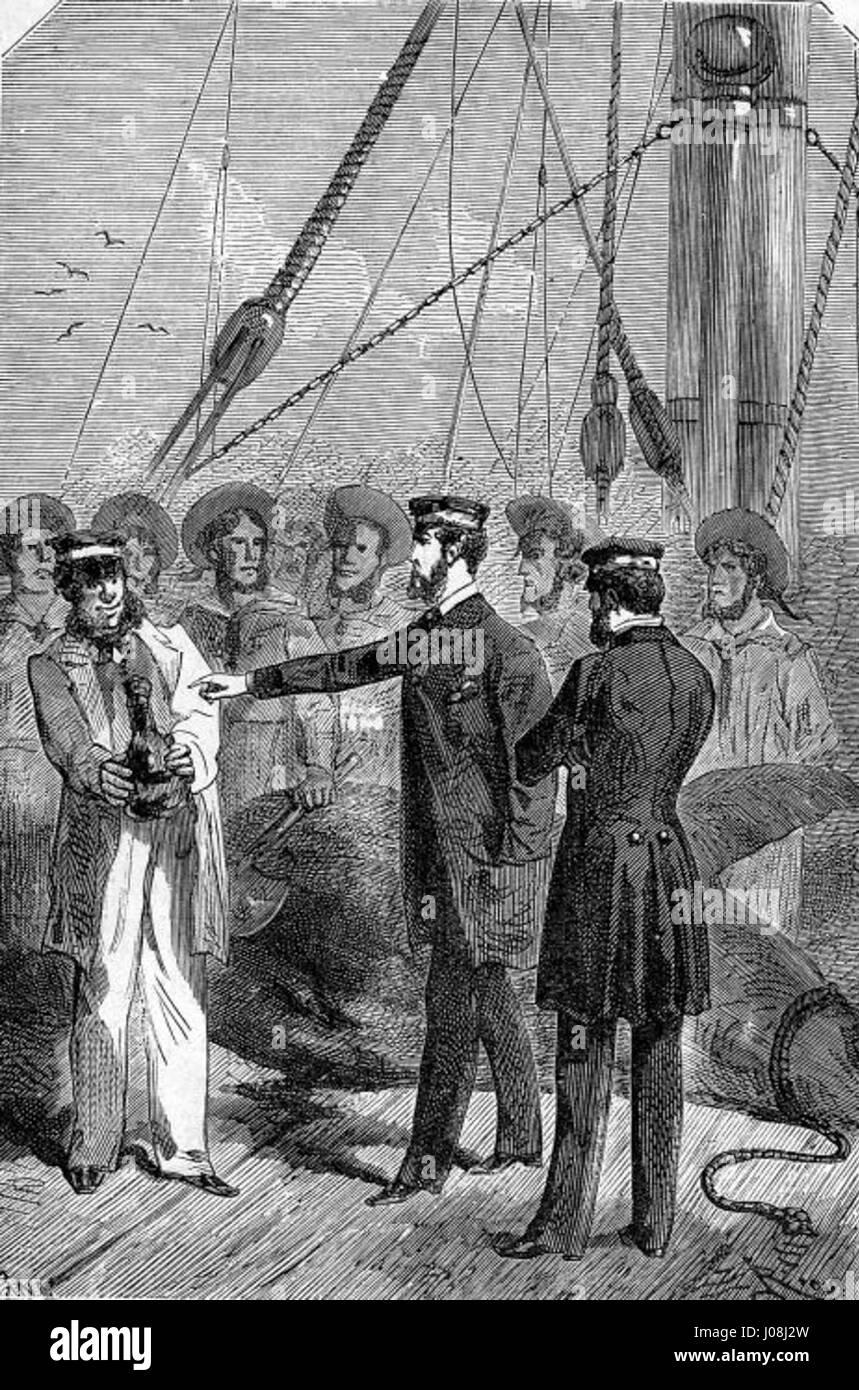 'The Children of Captain Grant' by Édouard Riou illustrates an ...