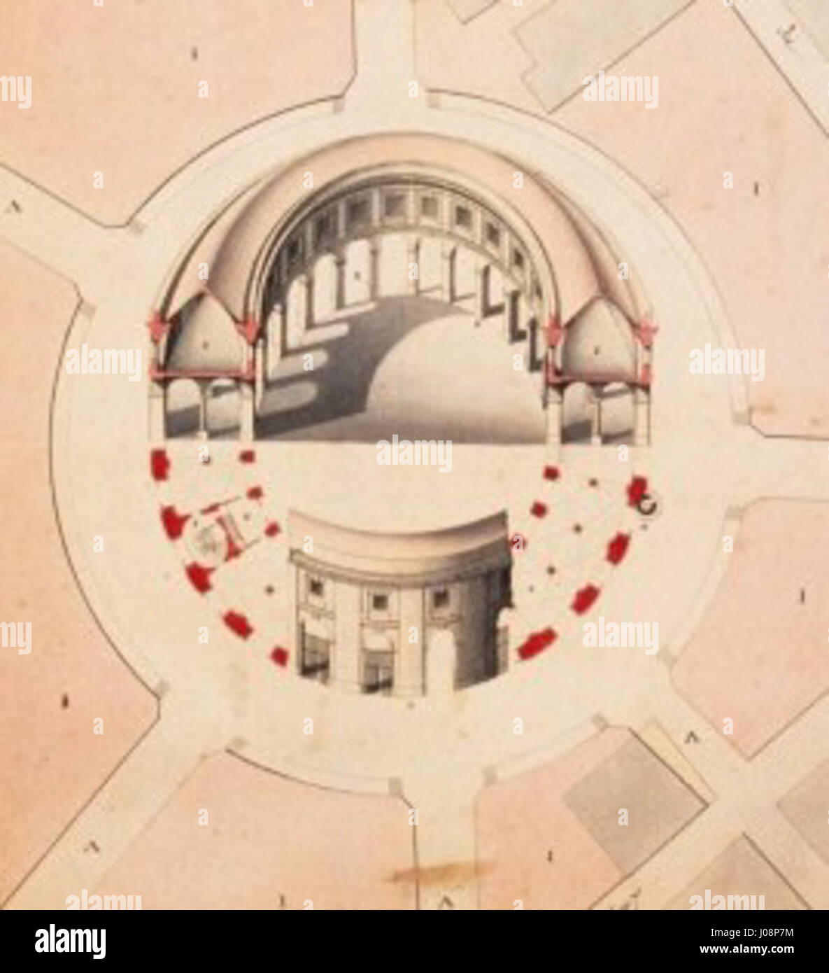 Le Camus de Mézières Halle couverte Stock Photo Alamy