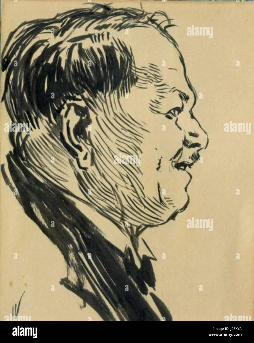 This portrait of Emil Adamic by Vavpotic features the Slovenian ...
