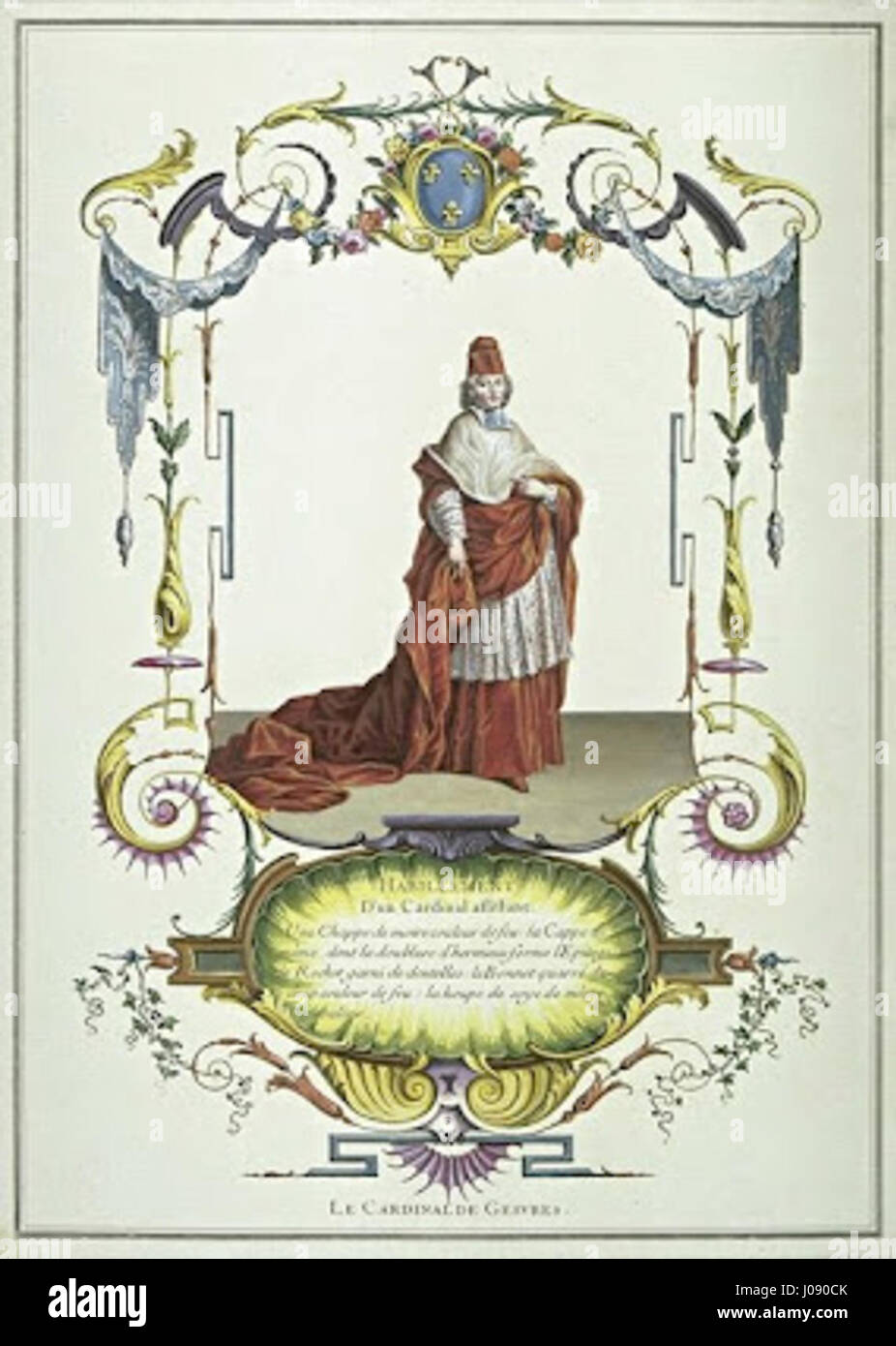 ÉtienneRené Cardinal Potier de Gesvres Stock Photo Alamy