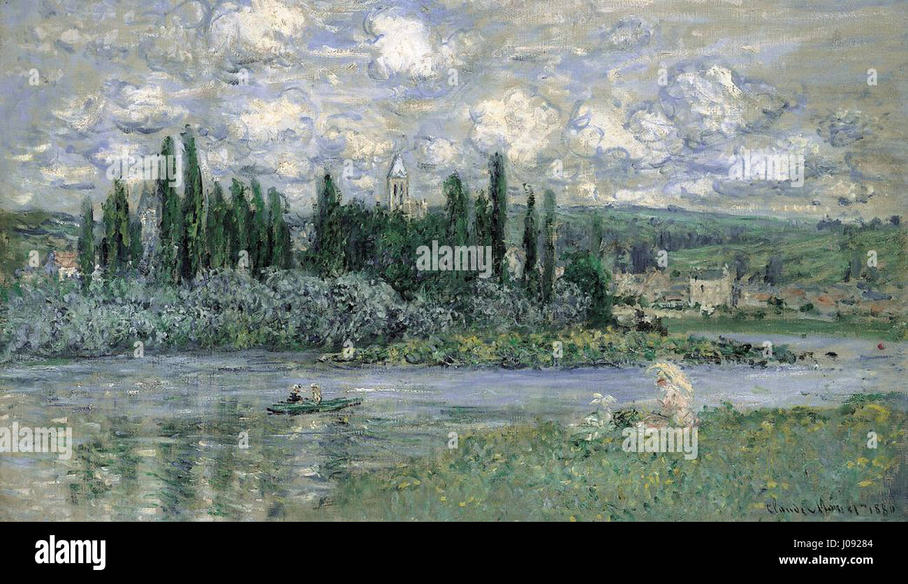 View of Vetheuil, Claude Monet, 1880, Metropolitan Museum of Art