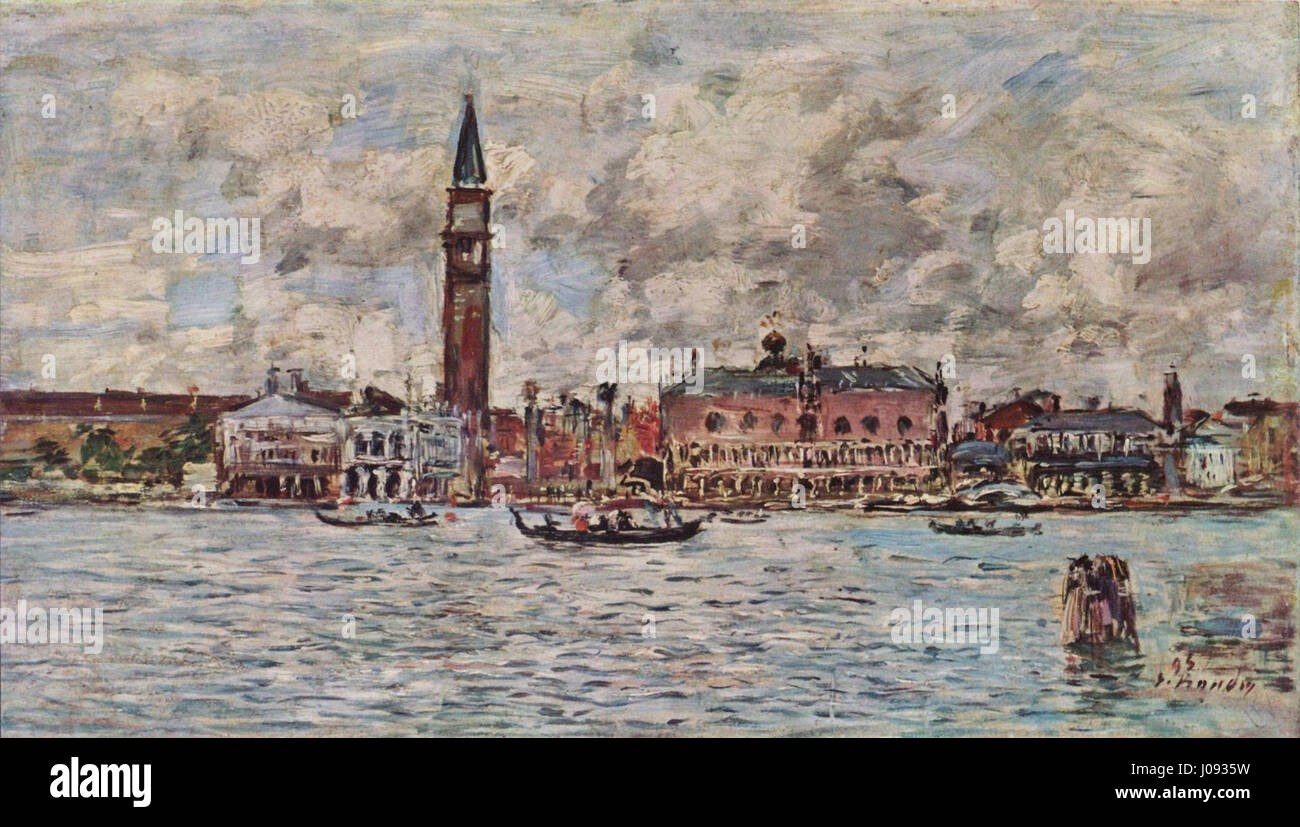 Eugène Boudin's painting from 007 (likely a reference to a catalog or