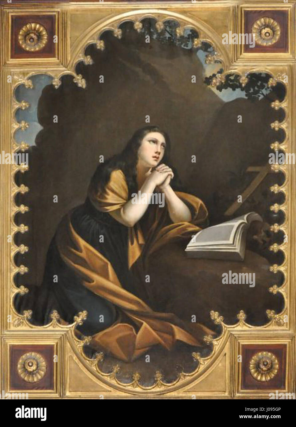 'Madeleine au désert' depicts Mary Magdalene in a desert setting ...
