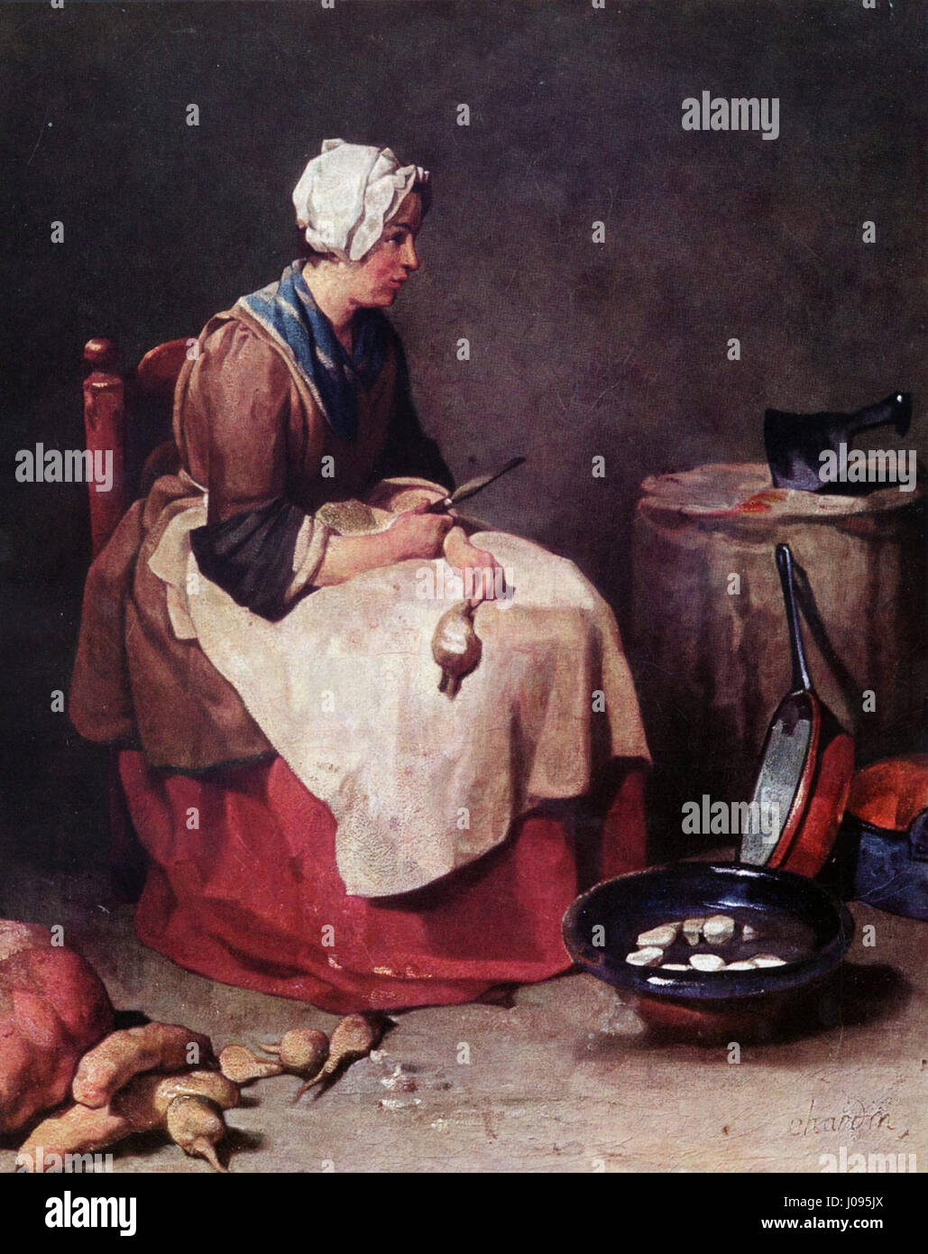 JeanBaptiste Siméon Chardin 017 Stock Photo Alamy