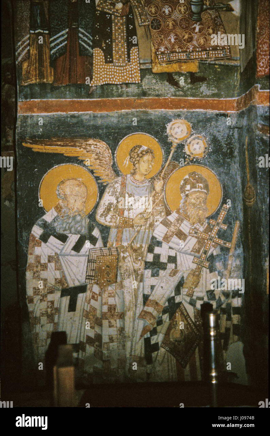Paintings in St. Demetrius Church (Markova Sušica) 0388 Stock Photo