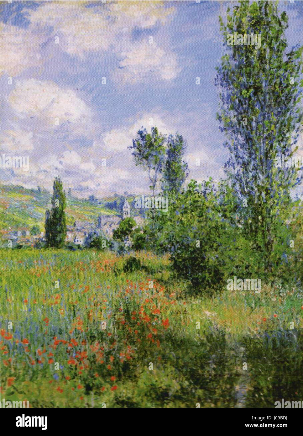 Claude Monet - Vue de Vétheuil Stock Photo