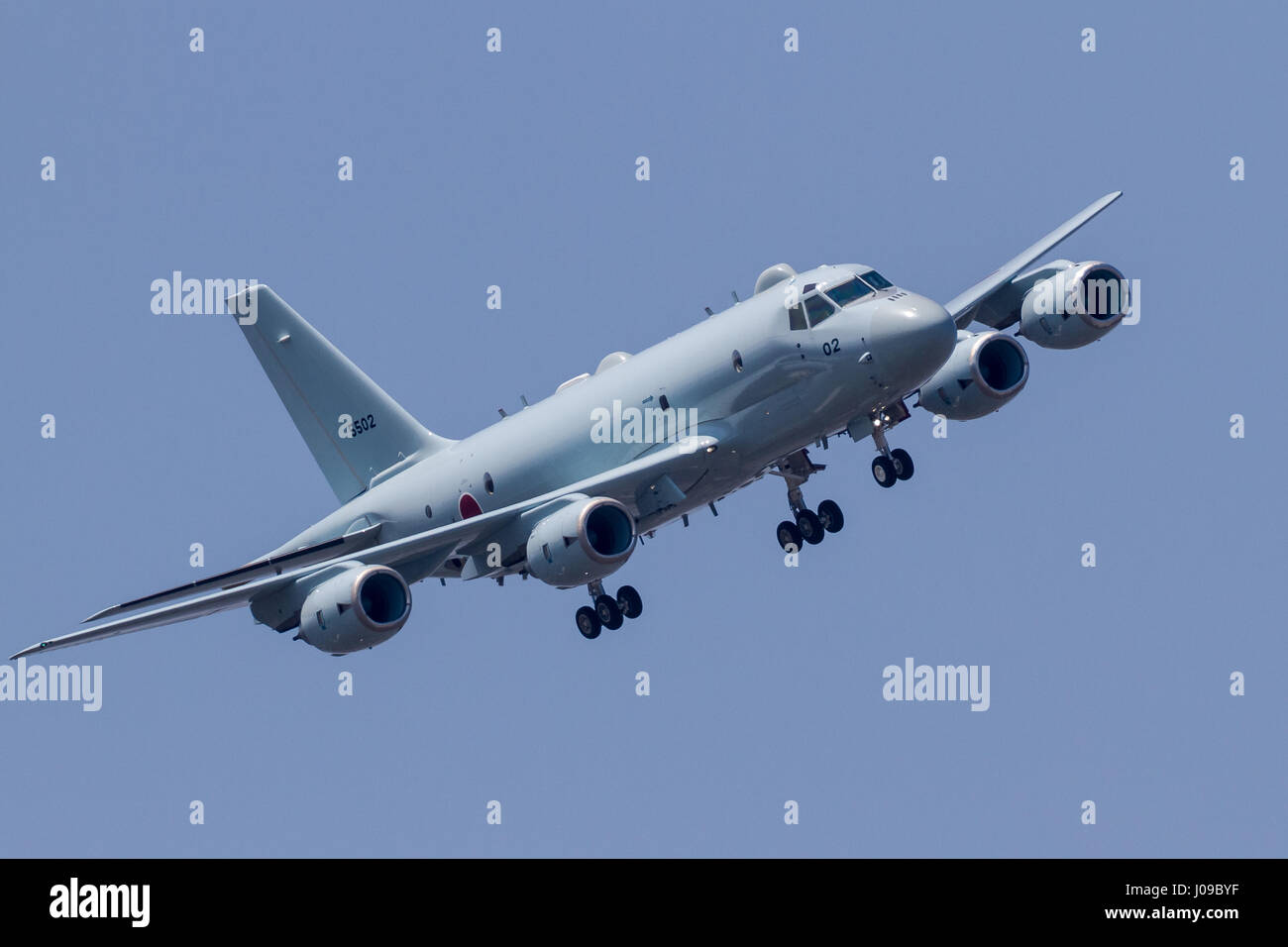 A Kawasaki P1 Maritime patrol aircraft with the Japanese Self Defence Stock  Photo - Alamy