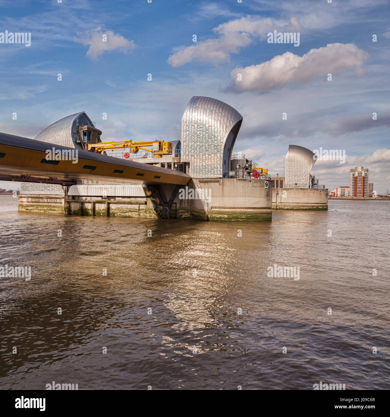 Thames Barrier, London, England. Stock Photo