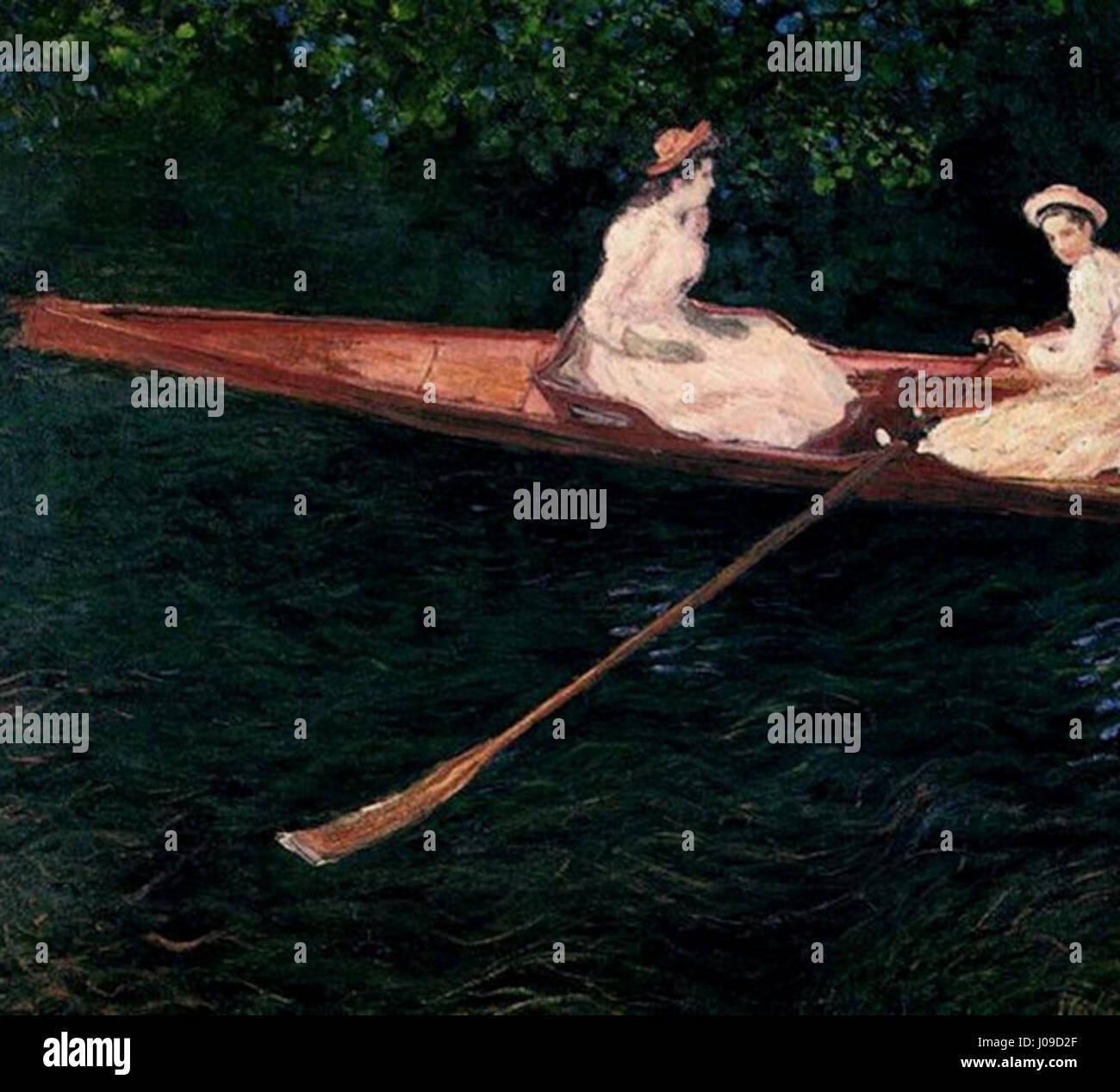 Claude Monet’s 'La canoa sobre el río Epte' (The Canoe on the Epte ...