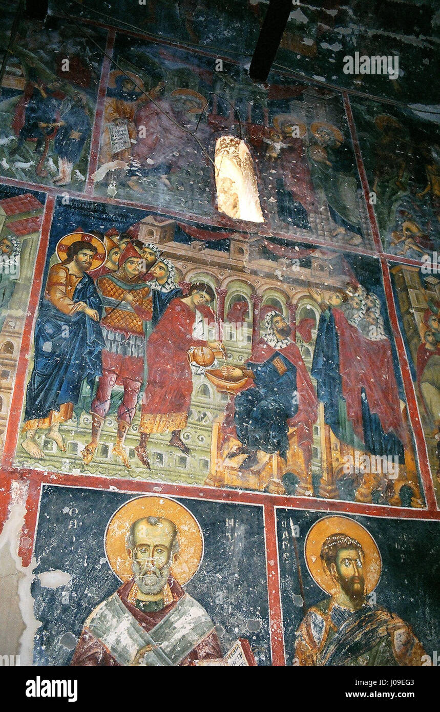 Frescos from St. Nicholas of Varoš 0 9 Stock Photo