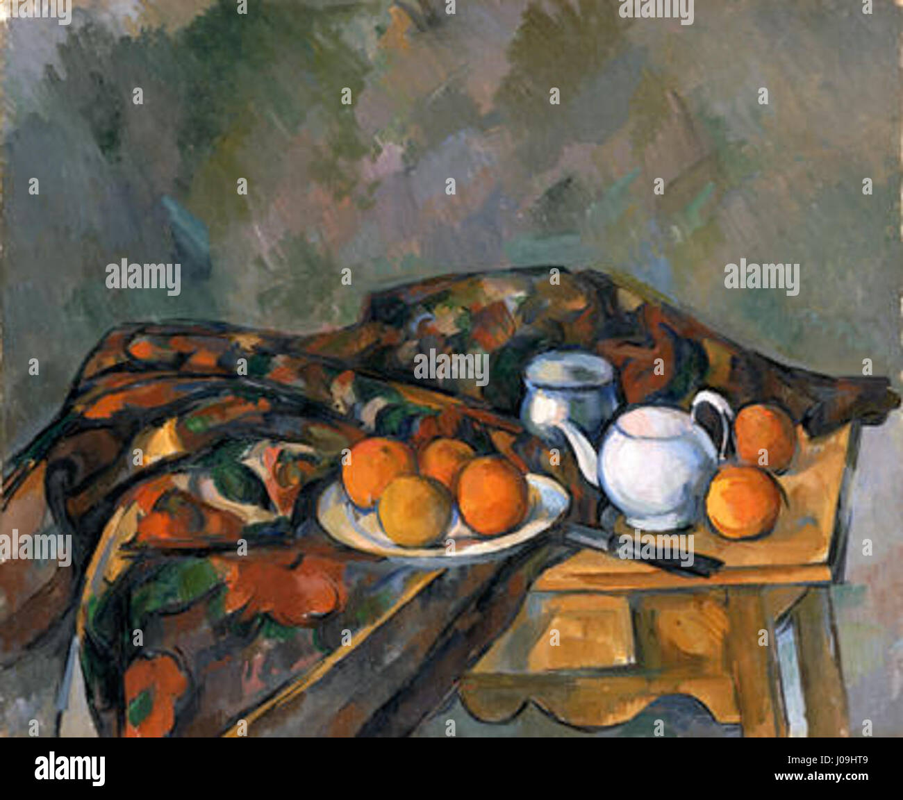 Paul Cézanne, Still Life With Teapot Stock Photo