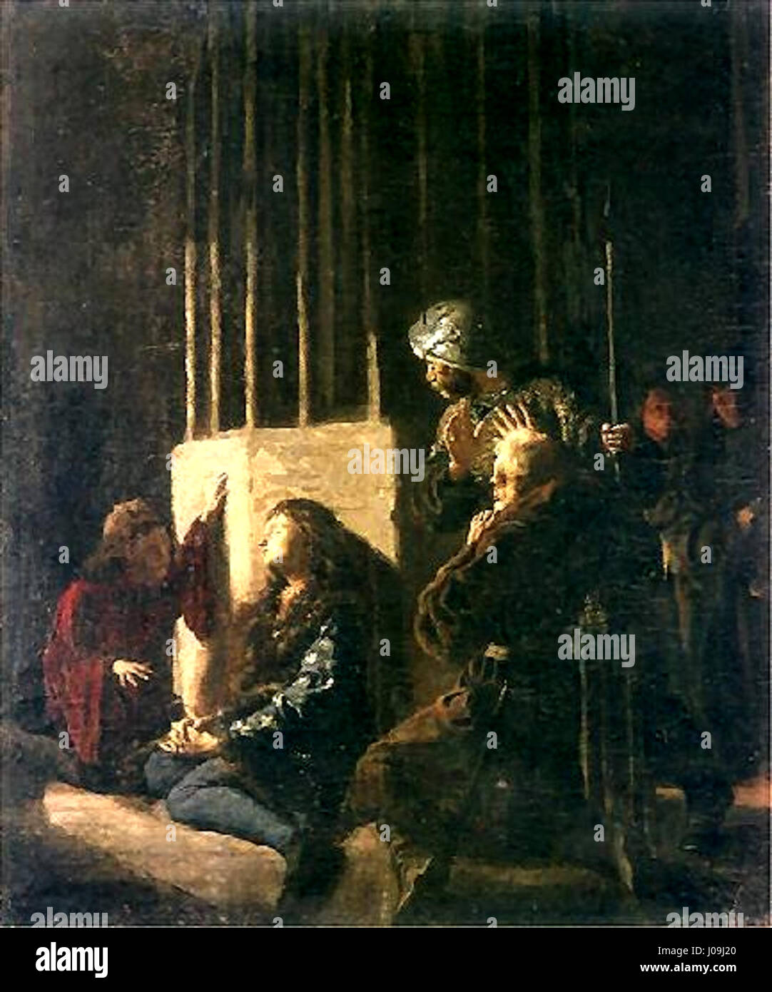 Saint Casimir and Jan Długosz Stock Photo Alamy