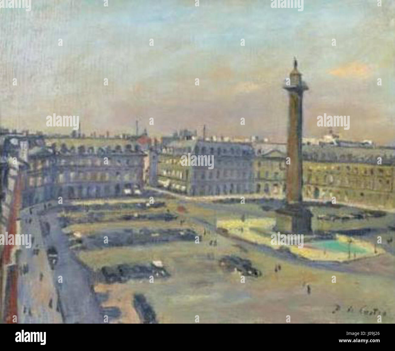 Place Vendôme Paul de Castro Stock Photo Alamy
