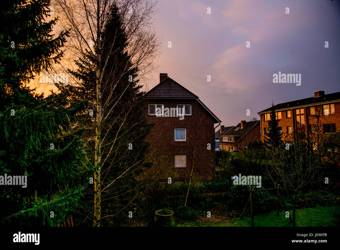 background image at sunset with amazing colors Stock Photo - Alamy