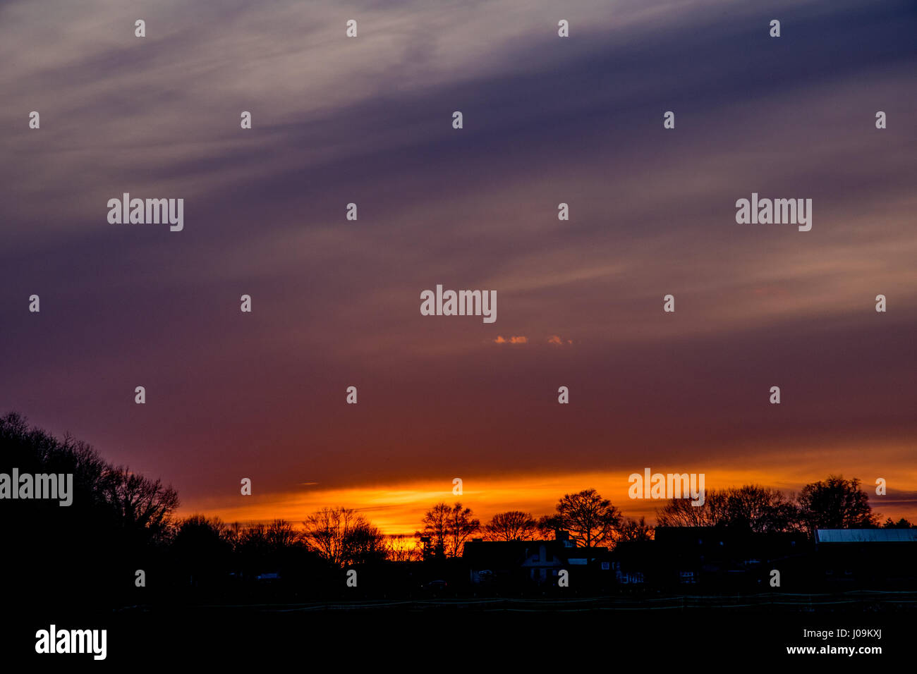 background image at sunset with amazing colors Stock Photo - Alamy