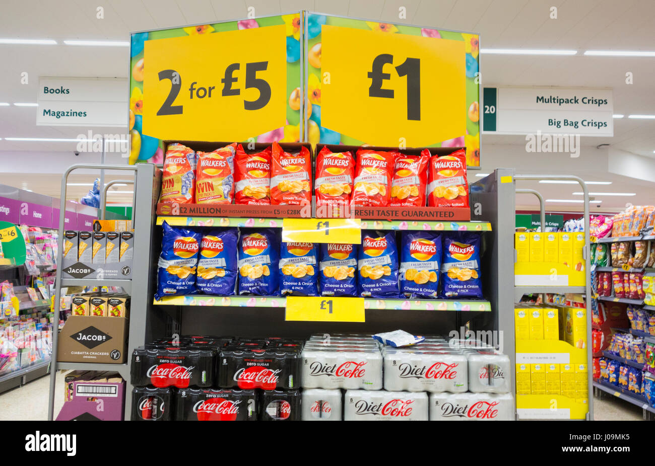Morrisons supermarket offers. UK Stock Photo