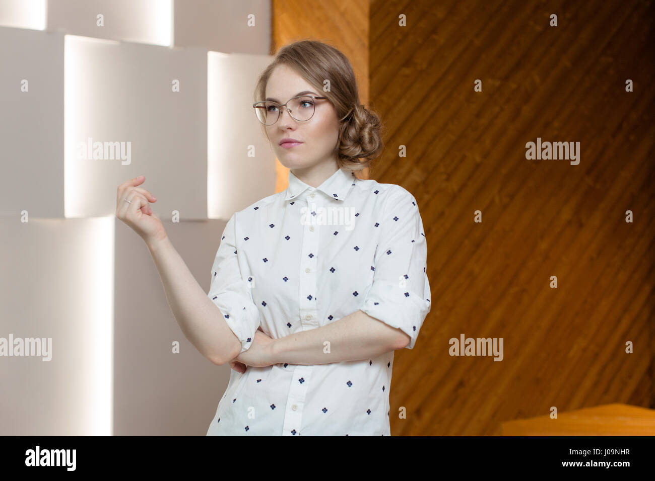 Lovely female posing Stock Photo