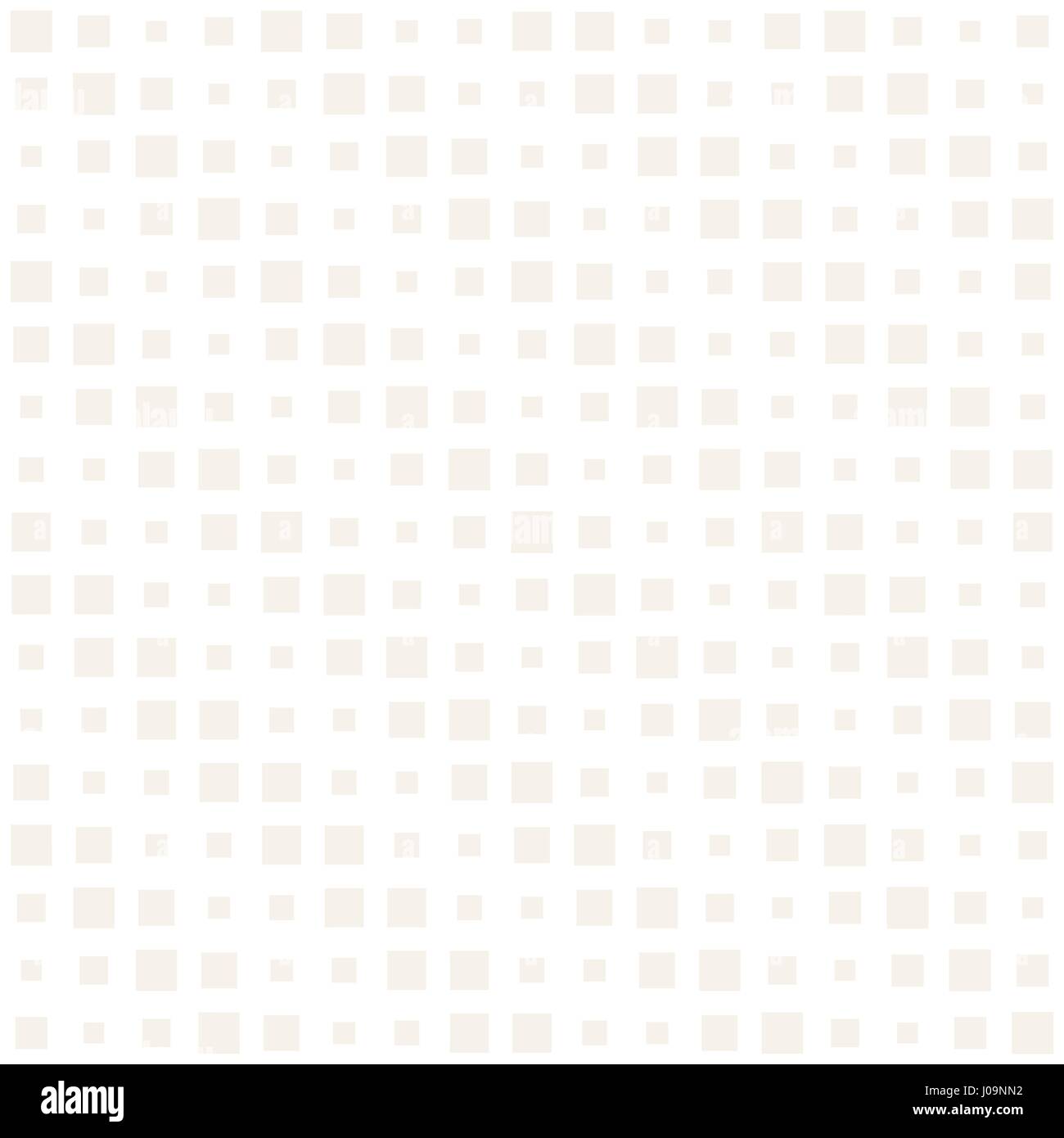 Repeating Rectangle Shape Halftone. Vector Seamless Monochrome Pattern ...