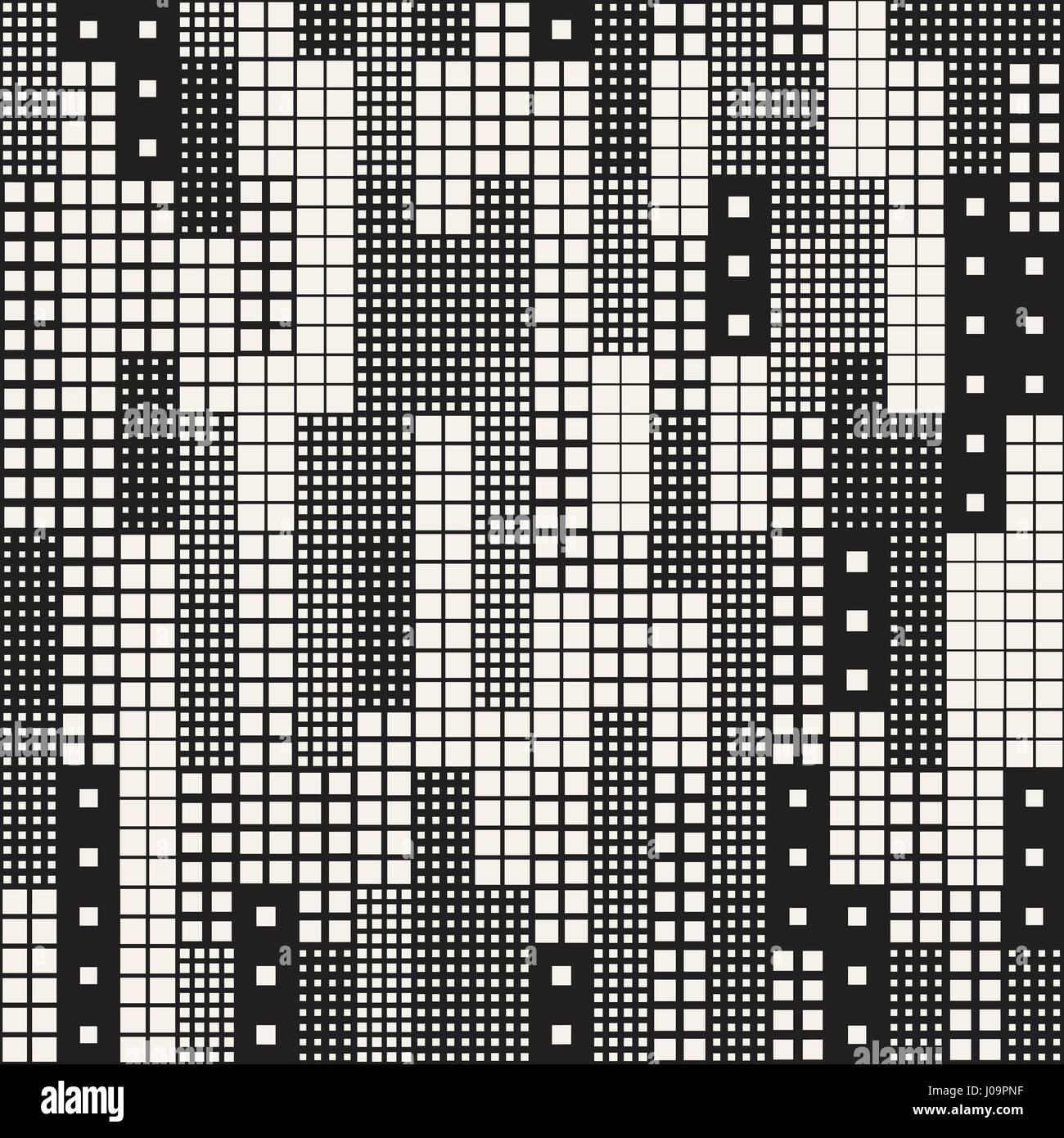 Endless Abstract Background With Random Size Squares. Vector Seamless ...