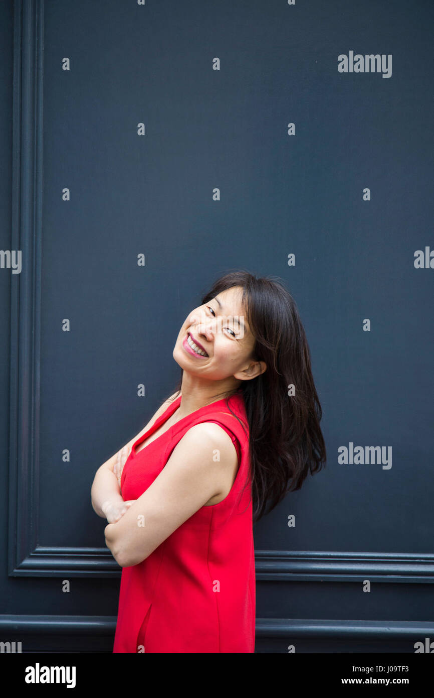 Portrait of Kim Thuy (born Kim Thuy Ly Thanh) 09/05/2016 ©Philippe Matsas/Opale Stock Photo