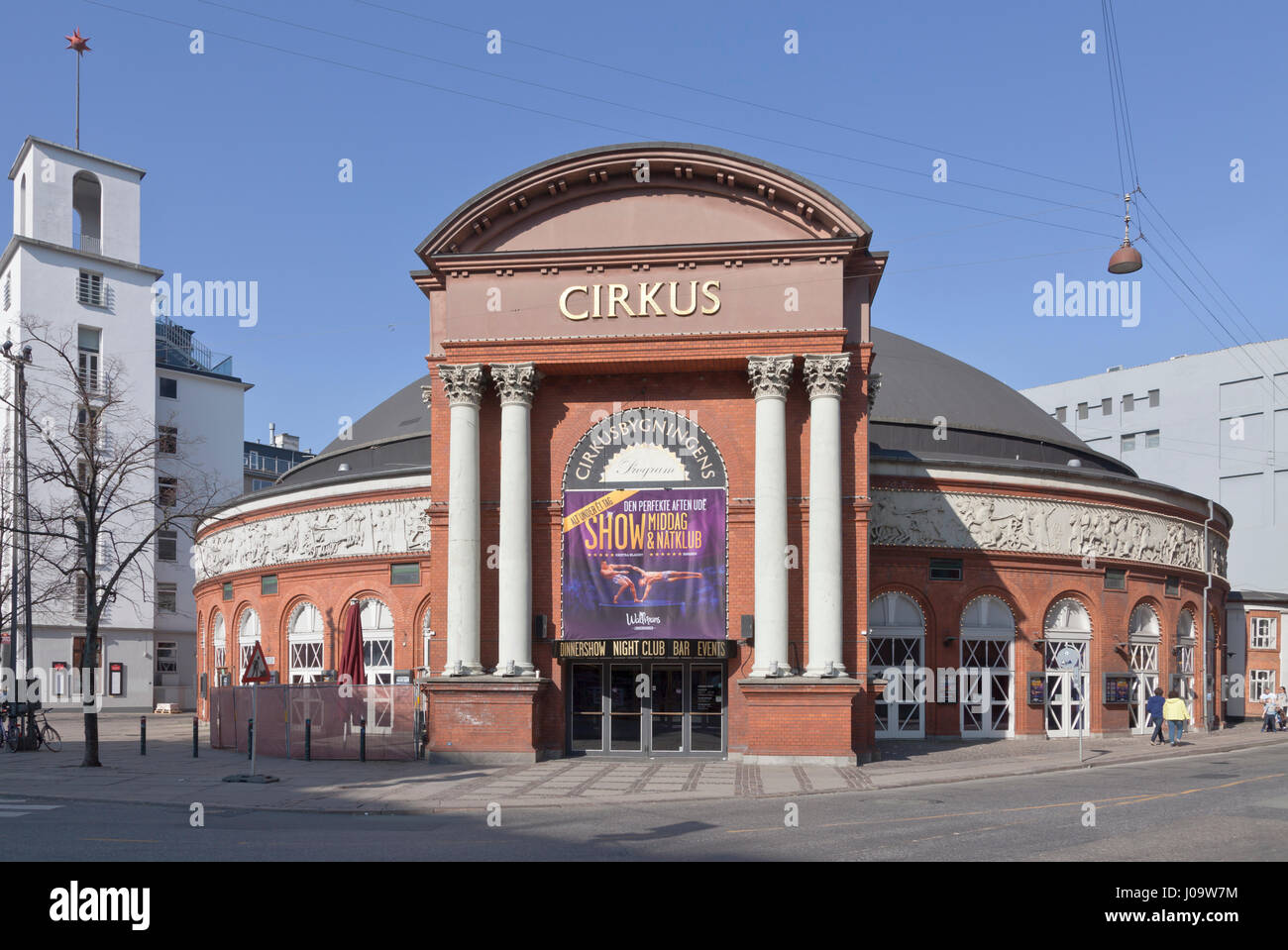 The old Cirkusbygning, the Circus Building, at Axeltorv in central Copenhagen. Stock Photo