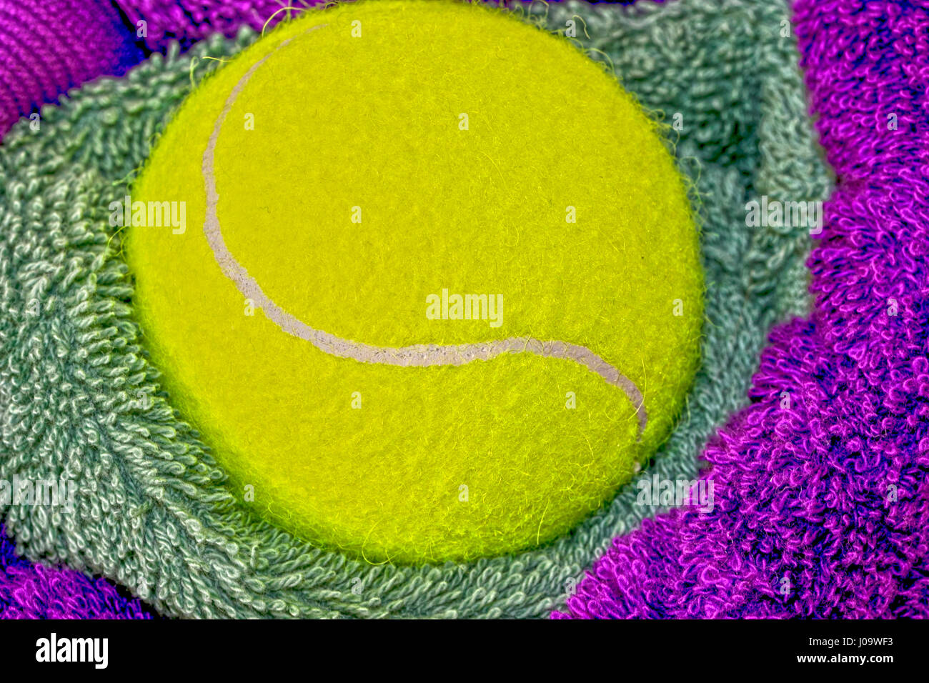 Wimbledon Colours Purple and Green Stock Photo Alamy