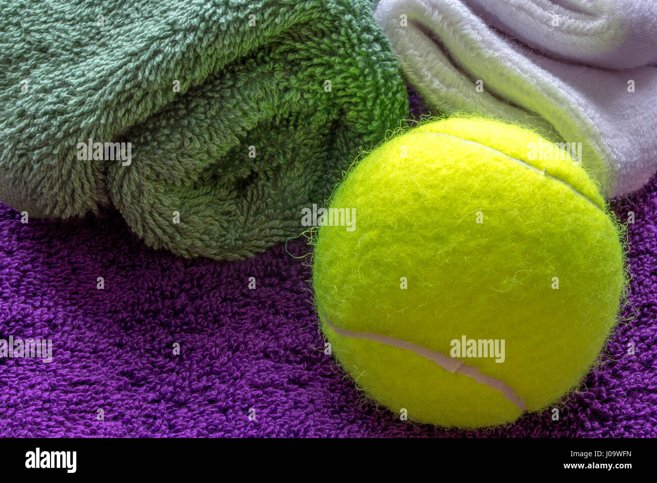 Wimbledon Colours Purple and Green Stock Photo Alamy