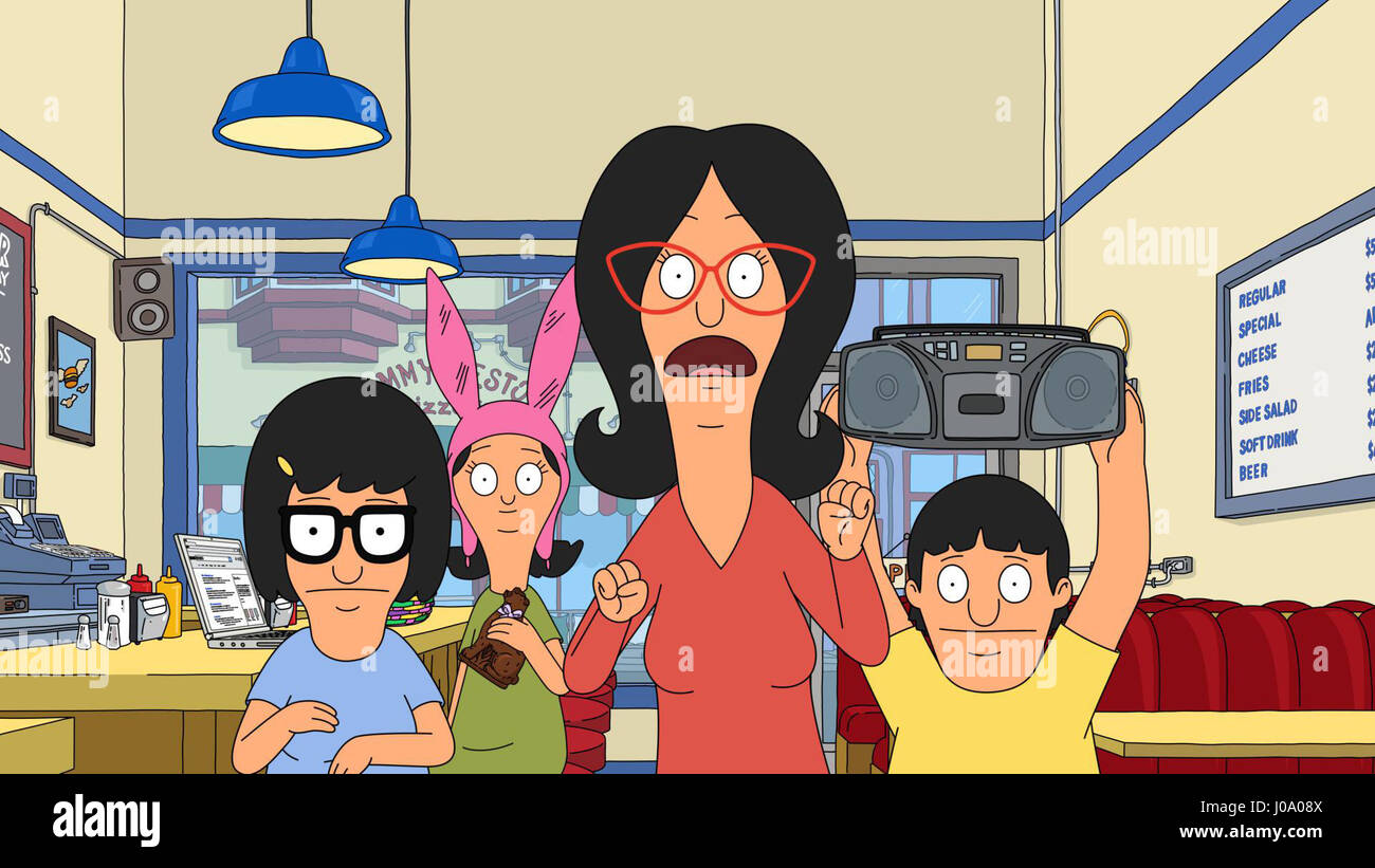 BOB'S BURGERS, (from left): Tina Belcher, Louise Belcher, Linda Belcher ...