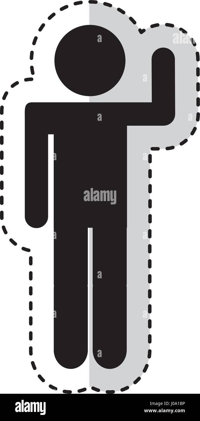 human figure silhouette icon Stock Vector Image & Art - Alamy