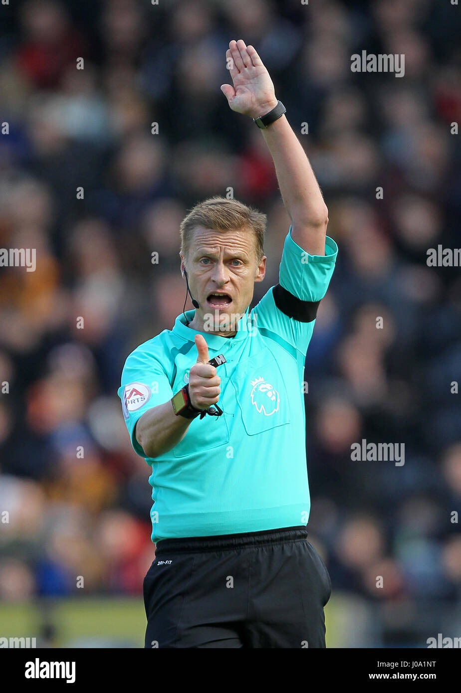 Match referee Mike Jones Stock Photo Alamy