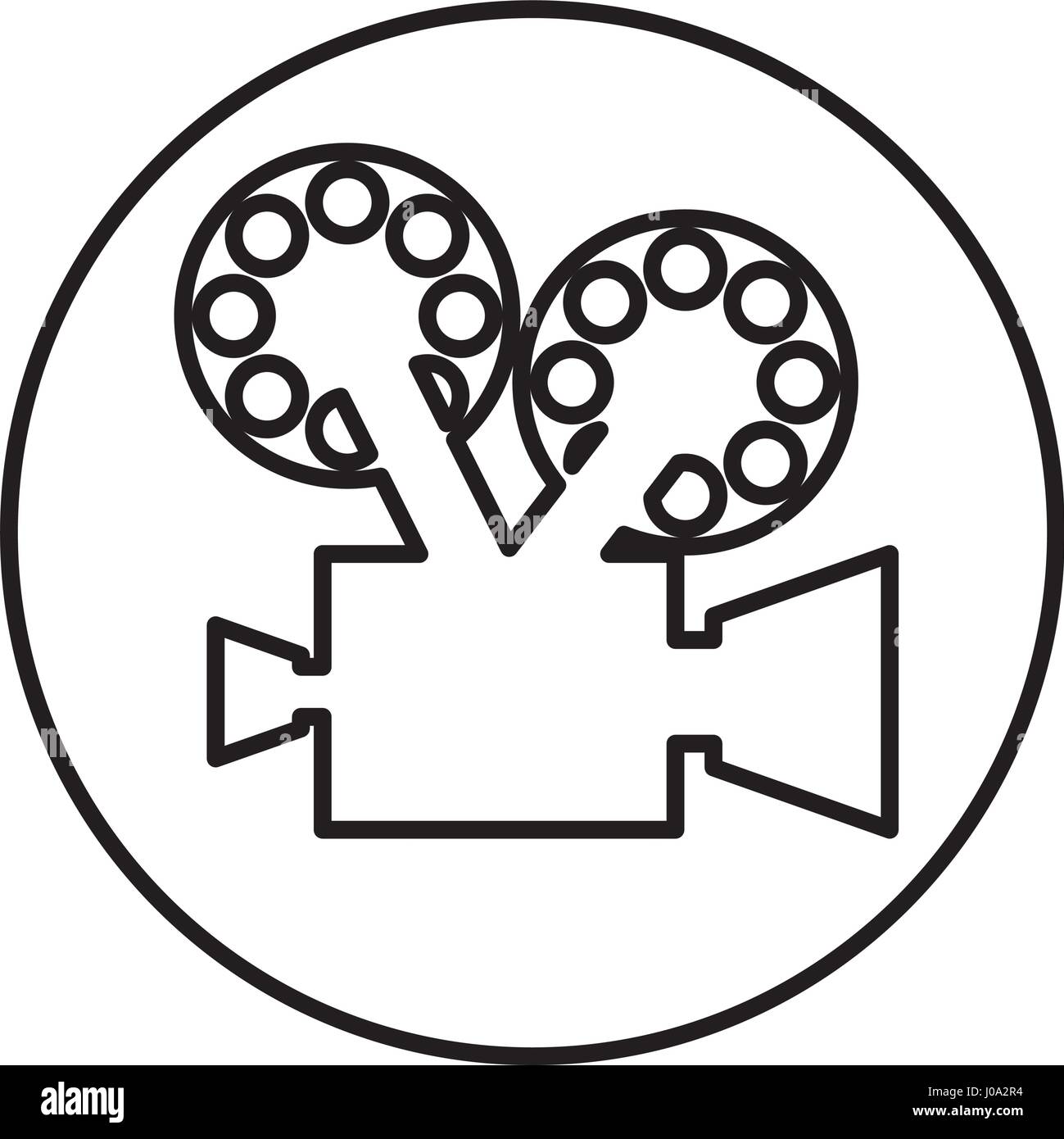 video camera retro icon Stock Vector Image & Art - Alamy
