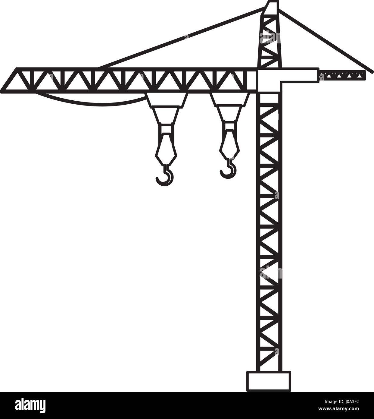 crane tower isolated icon Stock Vector Image & Art - Alamy
