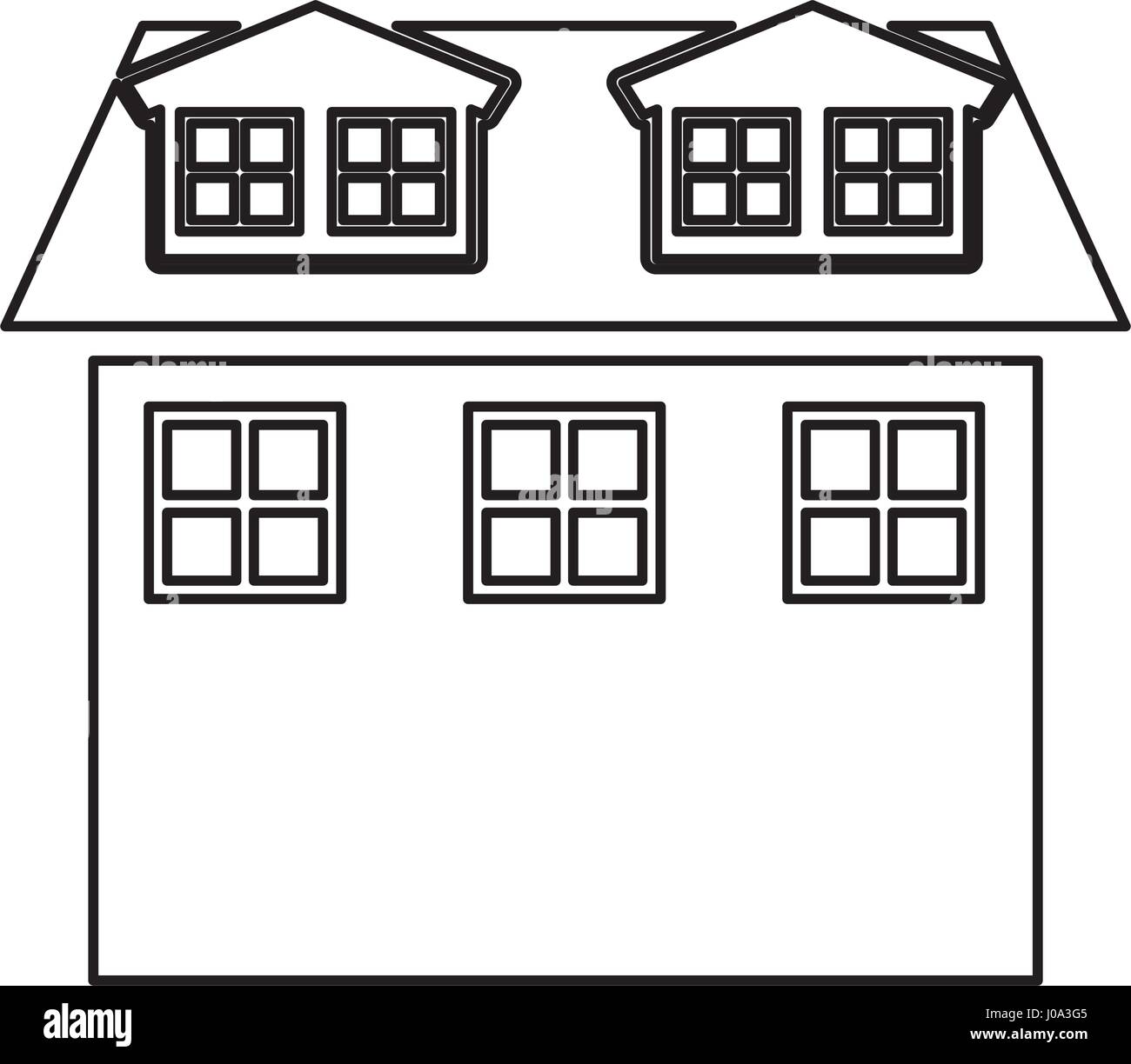 house exterior isolated icon Stock Vector Image & Art - Alamy