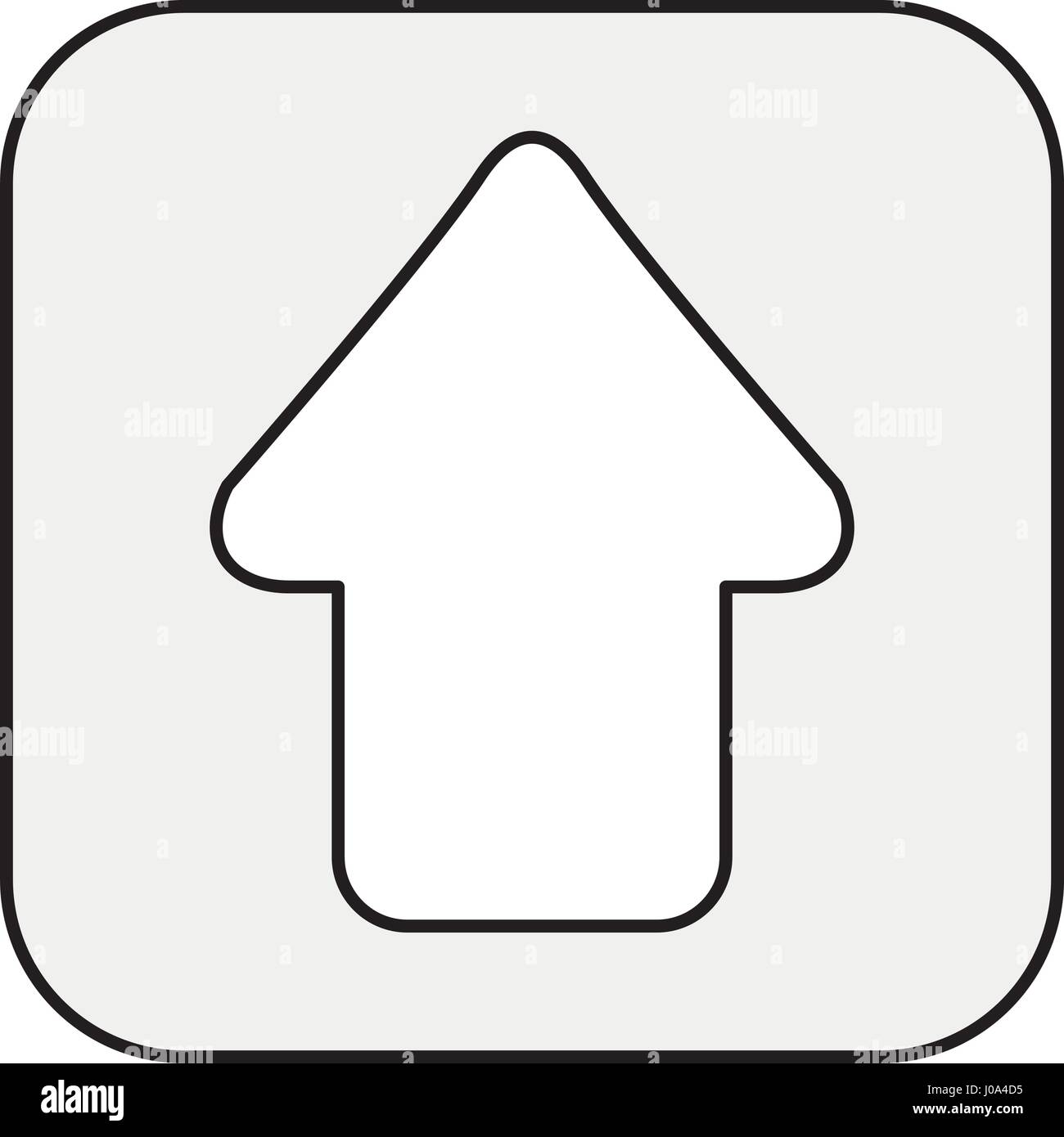 arrow upload isolated icon Stock Vector Image & Art - Alamy