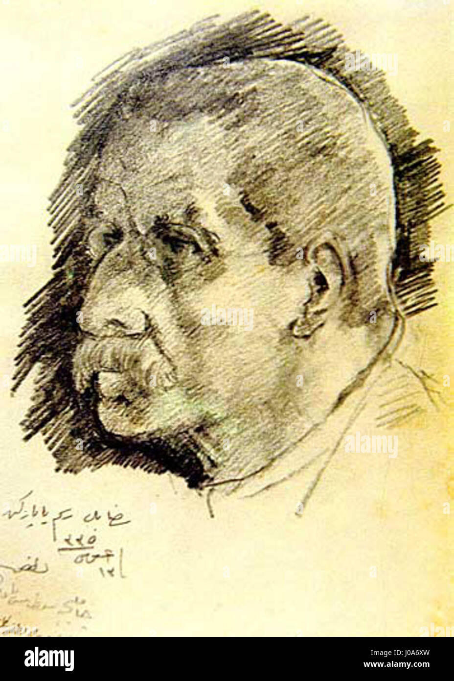 Portrait Riza This 1909 self-portrait by Hoca Ali Riza, a notable Turkish artist ...