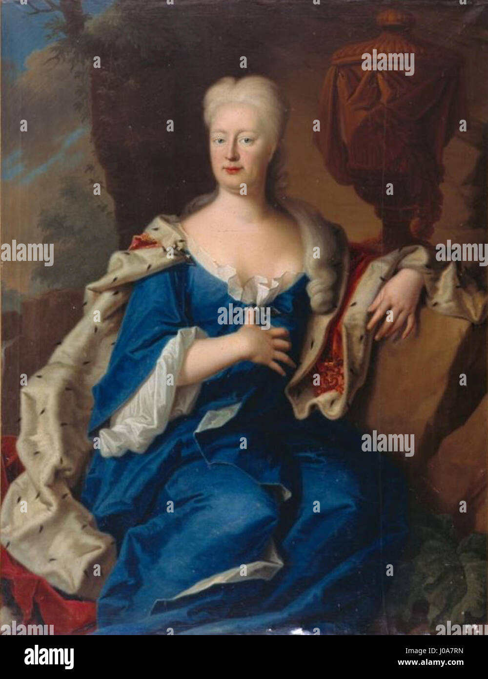 Antoinette Amalie of Brunswick-Lüneburg, duchess of Brunswick-Wolfenbüttel Stock Photo